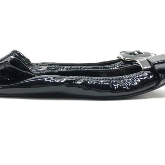 Christian Dior Patent Leather Buckle Ballet Flats - Picture 7 of 10
